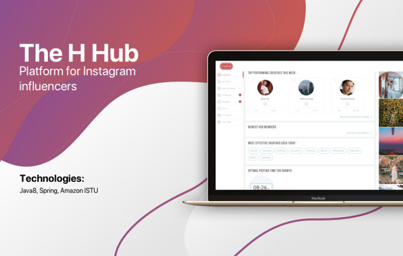 The H Hub | Platform for Instagram influencers screenshot 1